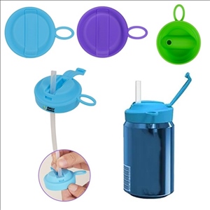Silicone Soda Can Lids With Straw